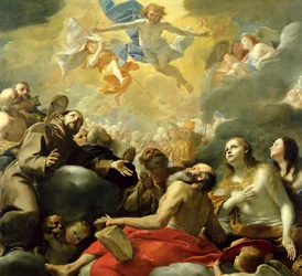Le Christ en gloire avec les saints, vers 1660